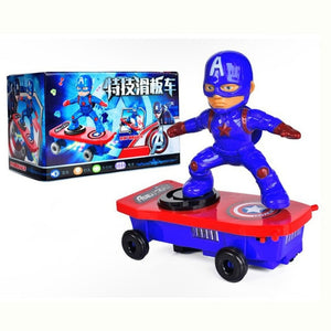 Superhero Spiderman Robot Car