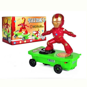 Superhero Spiderman Robot Car